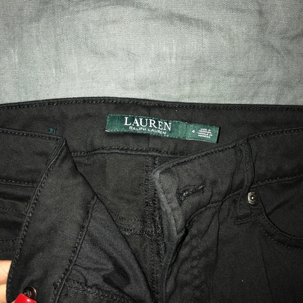 Ralph Lauren black skinny jeans, size 4